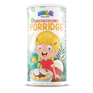 Malie bio porrige al cioccolato e cocco