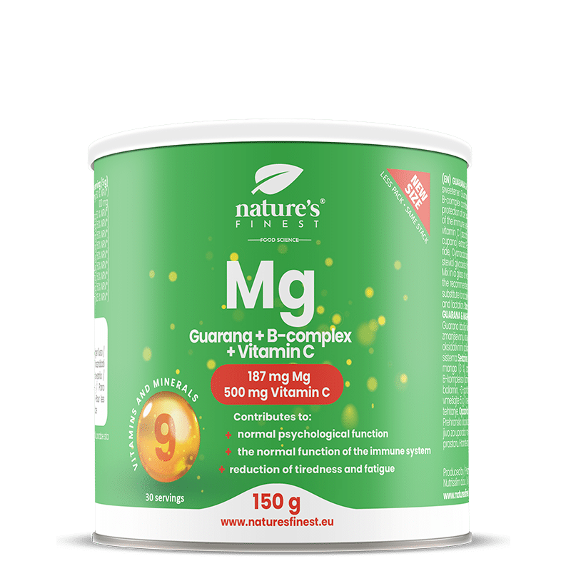 Magnesio + Guarana +Complesso B + Vitamina C