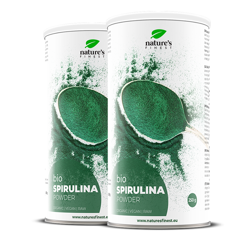 Spirulina in polvere Bio 250g pacchetto