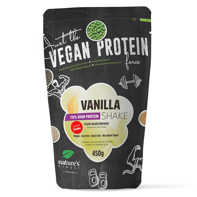 Frullato proteico alla vaniglia al 70%