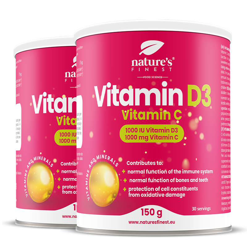Vitamina D3 + Vitamina C pacchetto