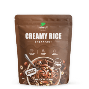 Creamy rice breakfast Choco-hazelnut